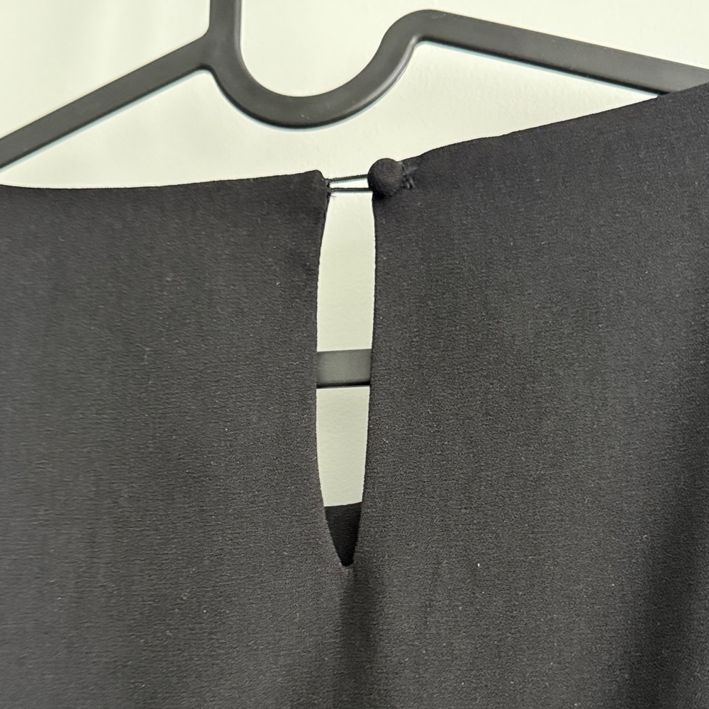 Black Ruffle Mini Dress - Picture 5 of 8
